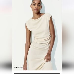 Fahion Nova Midi ( Maxi) Dress. Ivory. XXL. BNWT.